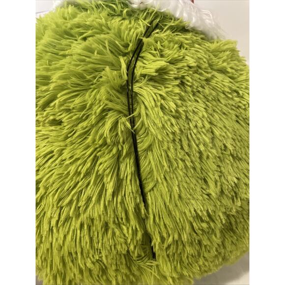 Grinch Christmas Tree Topper Ornament Decoration Large Stuffed Furry Grinch Head - Picture 5 of 6